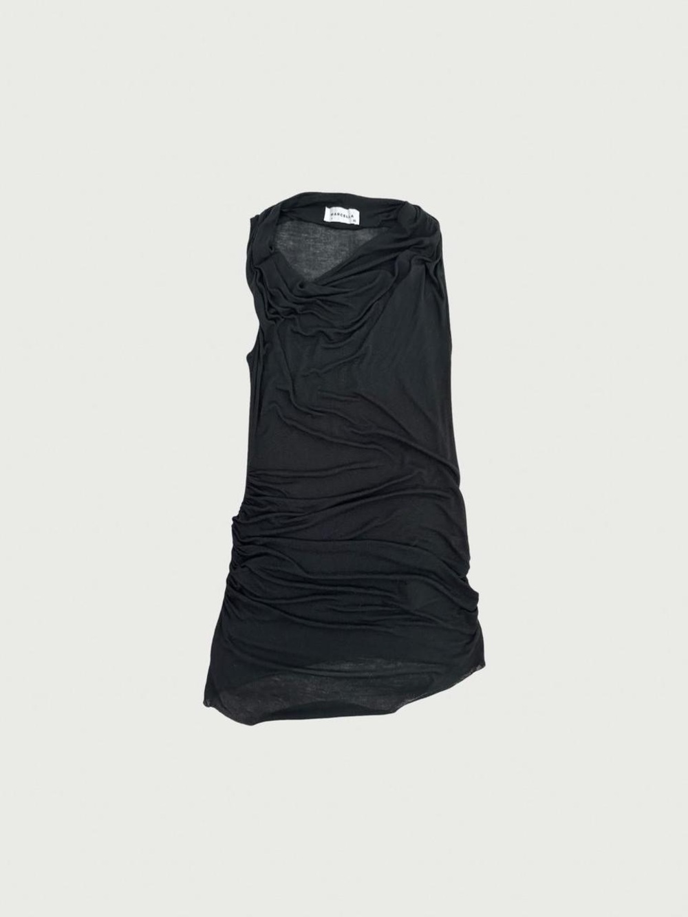 Asymmetrical Semi Sheer Top